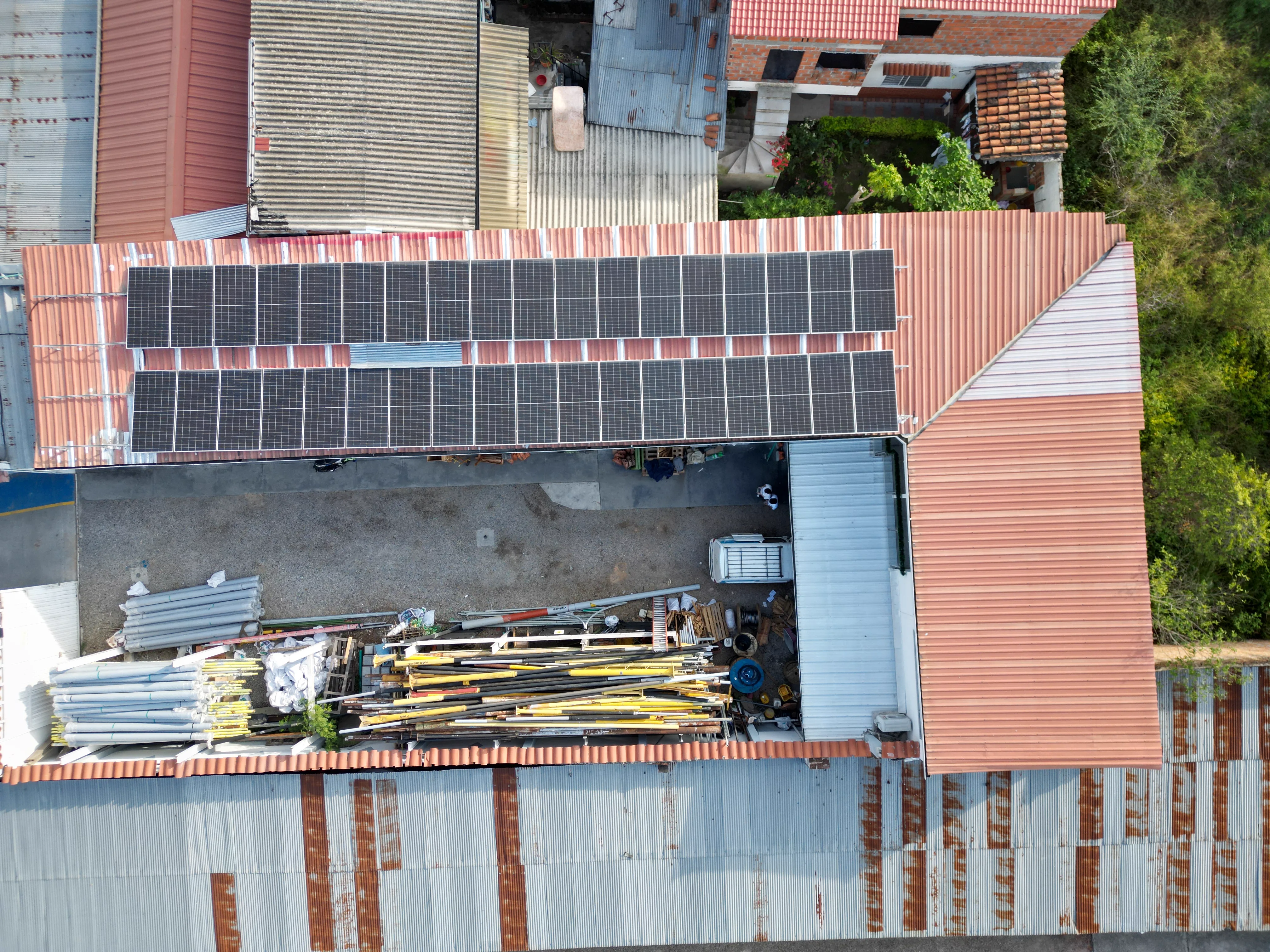 Iluminación San Juan de Girón — instalación de paneles solares, foto 4